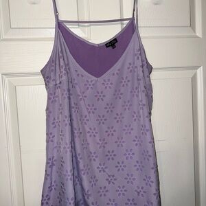 Chic Lilac Spaghetti Strap Top